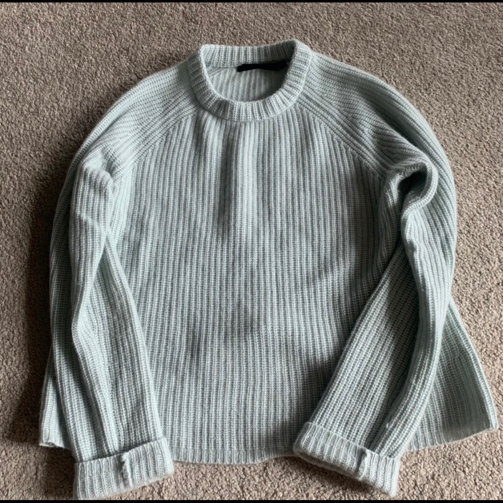 Jenni Kayne mint green cashmere sweater